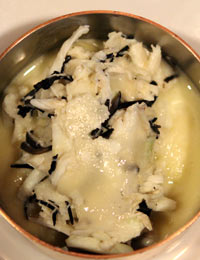 Gnocchi with Jumbo Lump Crab Meat and Truffle from chef John Besh of Lüke