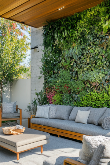 How to Create a Living Green Wall to Elevate an Outdoor Space